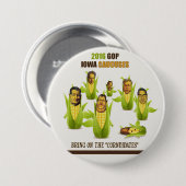 2016年のGOPアイオワの幹部会議 缶バッジ (正面&裏面)