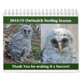 2016年のOwlWatchのカレンダー カレンダー (カバー)