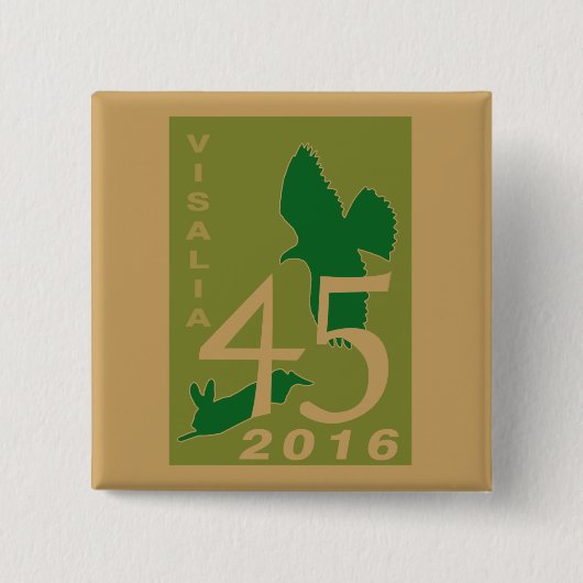 2016年のVisalia 缶バッジ (正面)