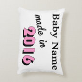 2016年カスタムピンクに作られたベビー アクセントクッション (裏面(縦))