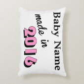 2016年カスタムピンクに作られたベビー アクセントクッション (正面(垂直))