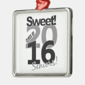 2016年クラスのネックレス、カスタマイズ可能 メタルオーナメント (左)