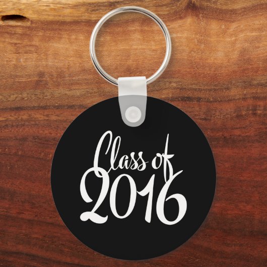 2016年クラスレトロタイポグラフィ卒業 キーホルダー (正面)