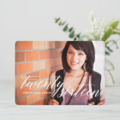 2016年クラス写真卒業パーティー招待状 招待状 (スタンド正面)