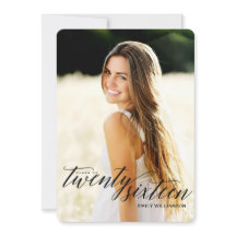 2016年クラス写真卒業パーティー招待状