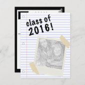 2016年クラス ポストカード (正面/裏面)