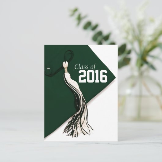 2016年グリーンキャップ卒業はがきのクラス 案内ポストカード (スタンド正面)