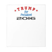 2016年トランプ大統領 ノートパッド (正面)