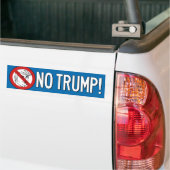 2016年トランプ禁止 バンパーステッカー (トラック上)