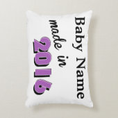 2016年パーソナライズされたに紫色で作られたベビー アクセントクッション (正面(垂直))