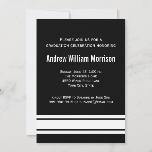 2016年フォトコラージュ·スポーツ卒業パーティー 招待状 (裏面)