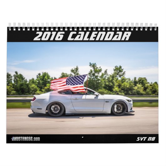 2016年ムスタングのカレンダー- mustang6.comの カレンダー (カバー)