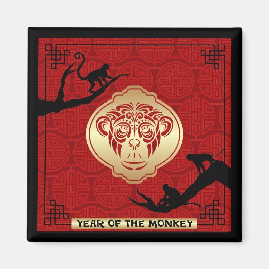 2016年モンキースクエアマグネット マグネット (正面)