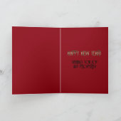 2016年モンキー年賀状中国の シーズンカード (内部)