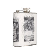 2016年中国の初3匹のフラパーソナライズされたスコ フラスク (右)