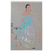 2016年乙女ビクトリアン暦 カレンダー (2月 2027)