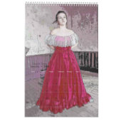 2016年乙女ビクトリアン暦 カレンダー (1月 2026)