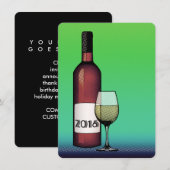 2016年乾杯！ 招待状 (正面/裏面)