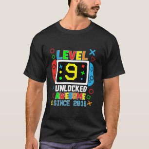 2016年以素晴らし降のレベル9のロック解除ビデオゲーム9th tシャツ
