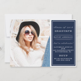 2016年卒業招待状の写真 招待状