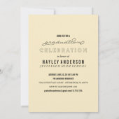 2016年卒業招待状の写真 招待状 (裏面)