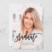 2016年卒業招待状 招待状 (正面)