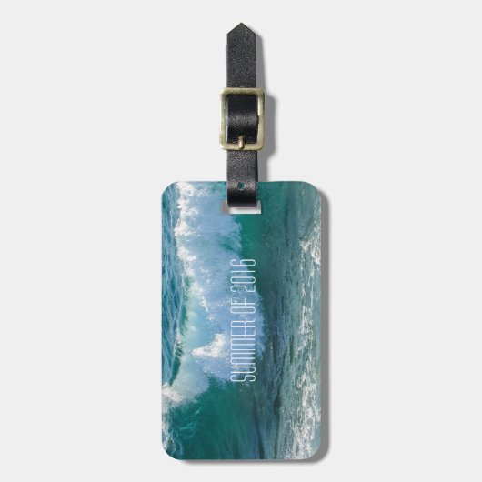 2016年夏の波素晴らし海の海 ラゲッジタグ (正面縦)