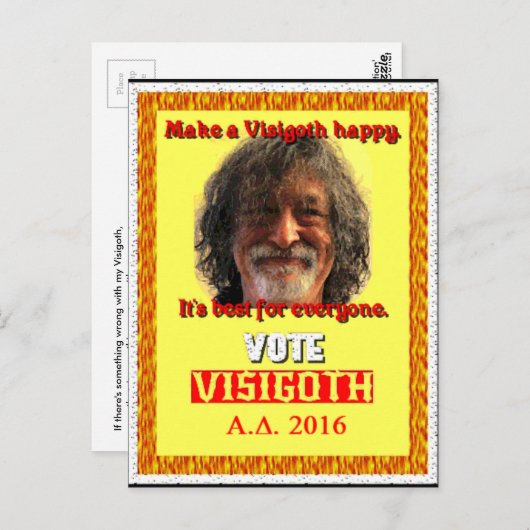 2016年大統領に投票 ポストカード (正面/裏面)