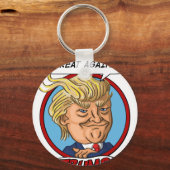 2016年大統領の選挙 キーホルダー (正面)