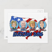 2016年大統領の選挙 ポストカード (正面/裏面)