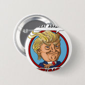 2016年大統領の選挙 缶バッジ (正面&裏面)