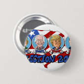 2016年大統領の選挙 缶バッジ (正面&裏面)