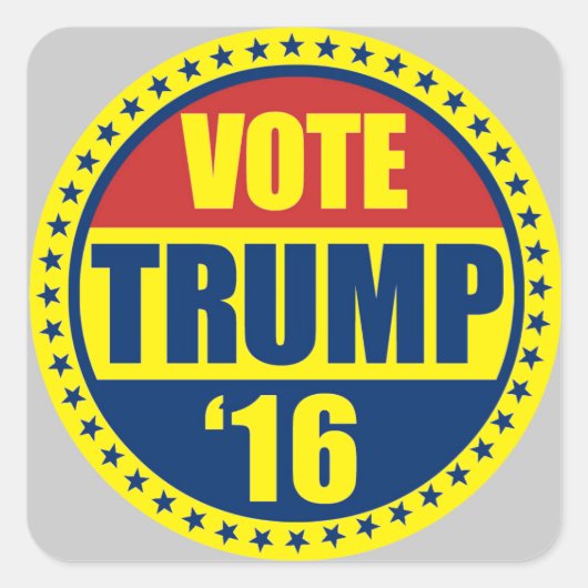 2016年大統領用トランプ スクエアシール (正面)