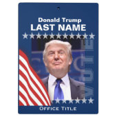 2016年大統領用ドナルド・トランプ クリップボード (裏面)