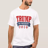 2016年大統領認定リボン用トランプ Tシャツ (正面)