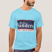2016年大統領選挙運動署名のためのバーニー・サンダース Tシャツ (正面)