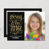 2016年年賀状に持ち込む シーズンポストカード (正面/裏面)