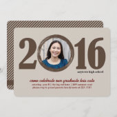 2016年度卒業式招待状 招待状 (正面/裏面)