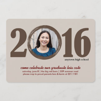 2016年度卒業式招待状 招待状