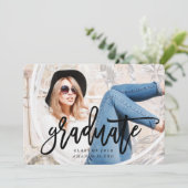 2016年度卒業招待状 招待状 (スタンド正面)