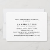 2016年度卒業招待状 招待状 (裏面)