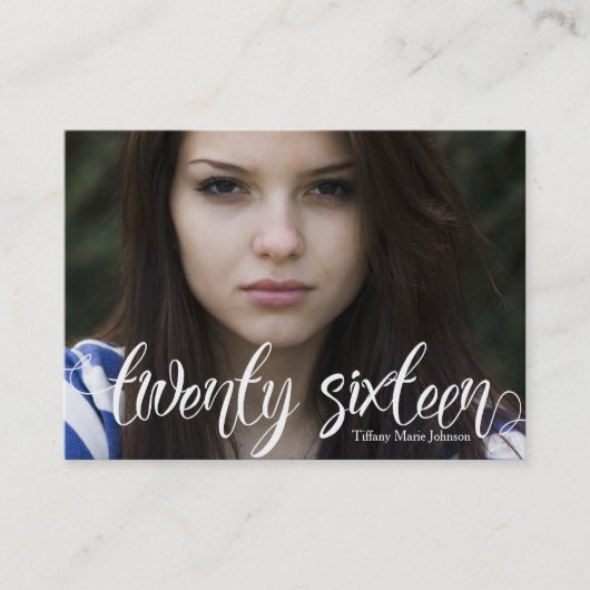 2016年度卒業Touch個人カード コーリングカード (正面)