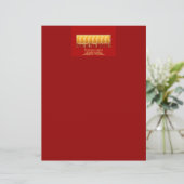 2016年新年中国の向け8匹のサル1 レターヘッド (スタンド正面)