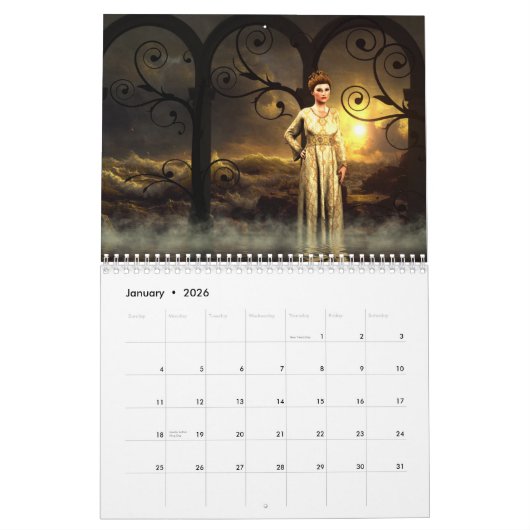 2016年暦 カレンダー (1月 2026)