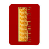 2016年正月中国の用8匹のFlexi Magnet マグネット (縦)