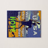 2016年米国選出ヒラリー・クリントンは強いトグを望む ジグソーパズル (横)