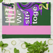 2016年選挙ヒラリーUSA私たちは一緒に強い キッチンタオル (折り畳み)