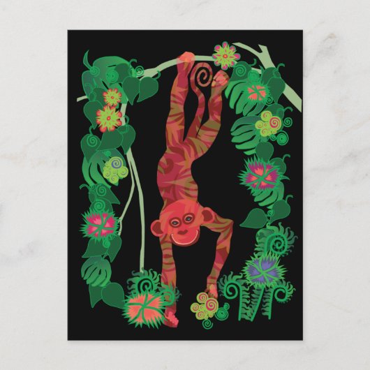 2016年間の猿の郵便はがき シーズンポストカード (正面)