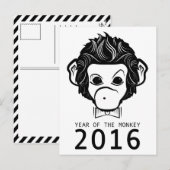 2016年間の猿(bowtie) シーズンポストカード (正面/裏面)