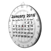 2016年1月カレンダー ダーツボード (正面右)